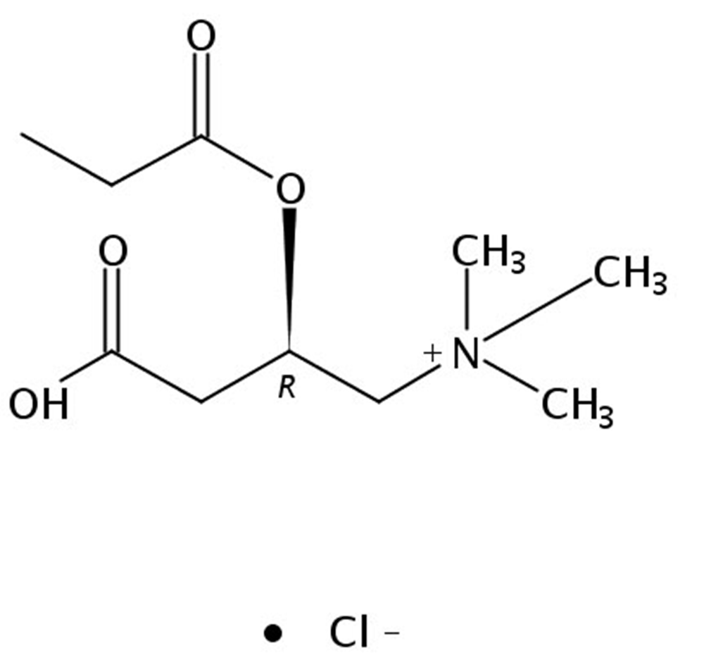 Picture of Propionyl-L-Carnitine HCl salt, 25mg