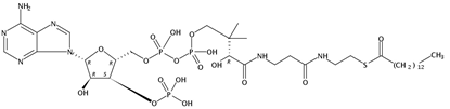 Tetradecanoyl Coenzyme A free acid, 100mg