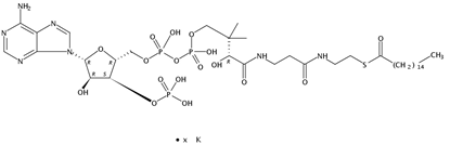 Hexadecanoyl Coenzyme A K salt, 10mg