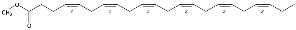 Picture of Methyl 4(Z),7(Z),10(Z),13(Z),16(Z),19(Z)-Docosahexaenoate