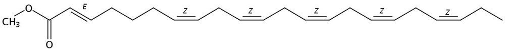 Picture of Methyl 2(E),7(Z),10(Z),13(Z),16(Z),19(Z)-Docosahexaenoate, 5mg