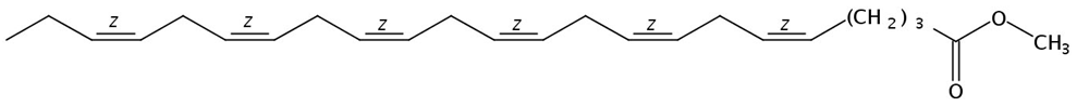 Picture of Methyl 5(Z),8(Z),11(Z),14(Z),17(Z),20(Z)-Tricosahexaenoate, 5mg