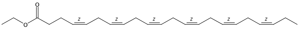 Picture of Ethyl 4(Z),7(Z),10(Z),13(Z),16(Z),19(Z)-Docosahexaenoate 90%
