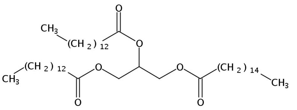 Picture of 1,2-Myristin-3-Palmitin, 250mg