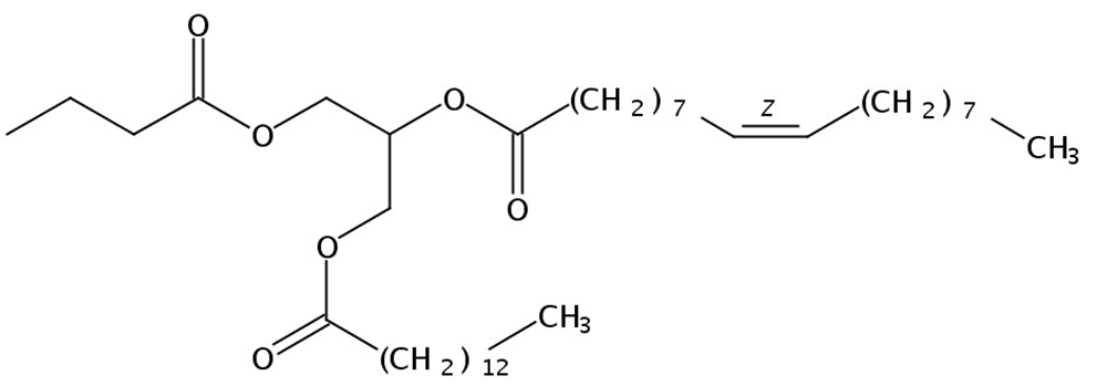 Picture of 1-Myristin-2-Olein-3-Butyrin, 25mg