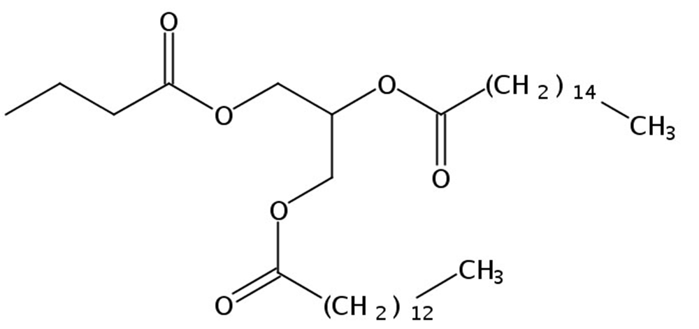 Picture of 1-Myristin-2-Palmitin-3-Butyrin, 25mg