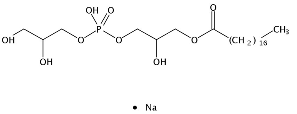 Picture of 1-Stearoyl-2-Hydroxy-sn-Glycero-3-Phosphatidylglycerol Na salt, 25mg