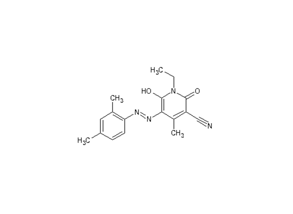 Picture of 2,4-xylidine-5-arylazo-3-cyano-1-ethyl-6-hydroxy-4-methyl-2-pyridone 
