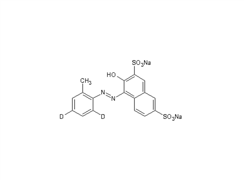 Picture of o-tuluidine-4-AZO-3-hydroxy-2,7-napthalenedisulfonic acid disodium salt D2 