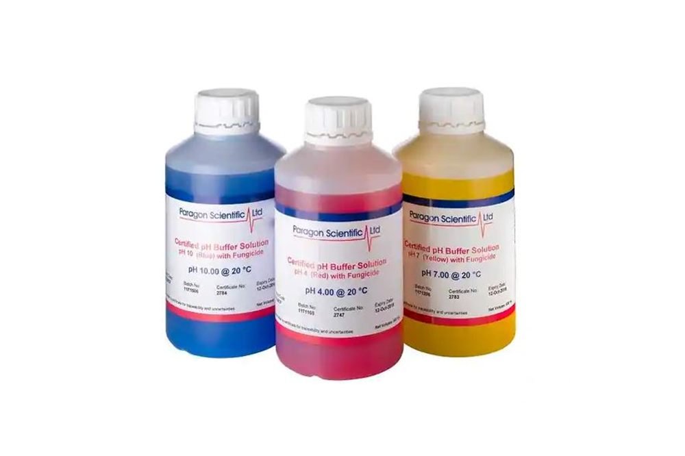 Picture of Certified pH Buffer Solution, pH 10 at 20°C, Coloured (Blue), with Fungicide